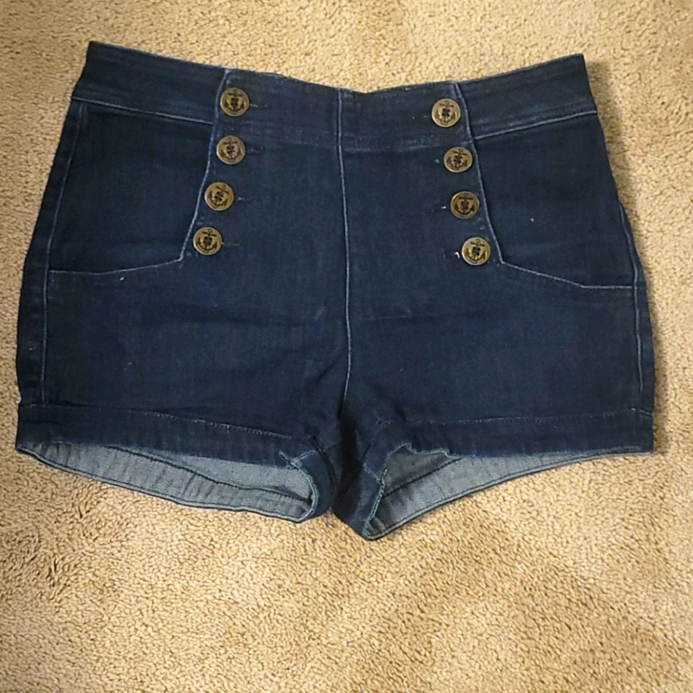 Express High Waisted Sailor Shorts